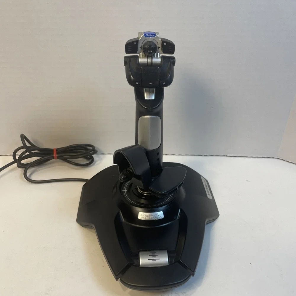 Saitek Joystick‎ Black ST290 Pro Flight Stick Programmable USB Gaming Controller